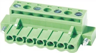Plug Pitch 10.16mm Poj niam Connector nrog Flange