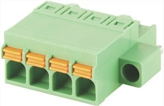 Caij nplooj ntoos hlav Terminal Block Plug nrog Flange